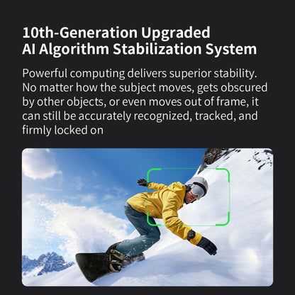 FUNSNAP CM8 Smartphone Stabilizer Foldable 3-axis Anti-shake Vlog Shooting Gimbal, Basic Version, AI Version
