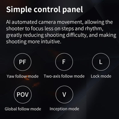 FUNSNAP CM8 Smartphone Stabilizer Foldable 3-axis Anti-shake Vlog Shooting Gimbal, Basic Version, AI Version