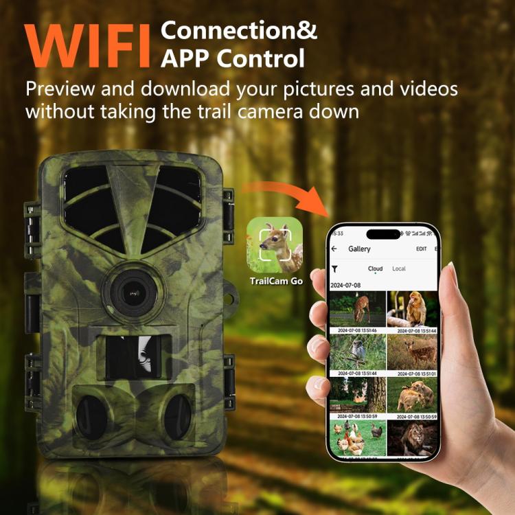 PR906W WiFi Version 5K HD Night vision Infrared Hunting Camera, PR906W