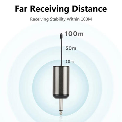 XTUGA  A1 UHF Wireless Headset Lavalier Microphone System with Bodypack Transmitter, A1