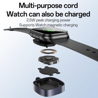 Yesido CA136C 60W USB-C / Type-C to Type-C & iWatch 2 in 1 Charging Cable, CA136C