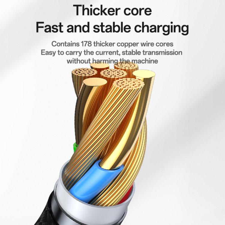 Yesido CA136C 60W USB-C / Type-C to Type-C & iWatch 2 in 1 Charging Cable, CA136C