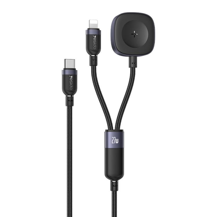 Yesido CA136L 27W USB-C / Type-C to 8 Pin & iWatch 2 in 1 Charging Cable, CA136L