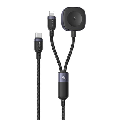 Yesido CA136L 27W USB-C / Type-C to 8 Pin & iWatch 2 in 1 Charging Cable, CA136L