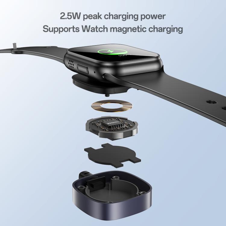 Yesido CA136L 27W USB-C / Type-C to 8 Pin & iWatch 2 in 1 Charging Cable, CA136L