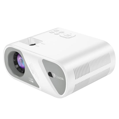 hoco DT1 1280x720P 140ANSI WiFi Bluetooth Wireless Projector Same Screen Version, EU Plug