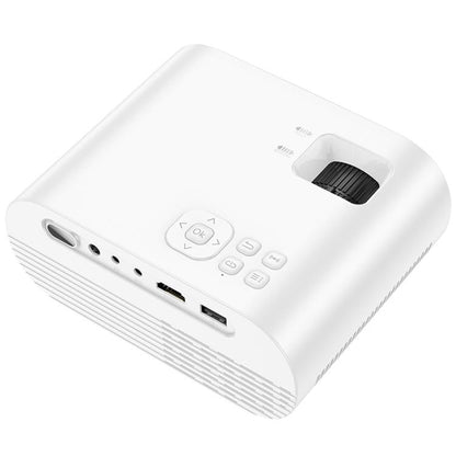 hoco DT1 1280x720P 140ANSI WiFi Bluetooth Wireless Projector Same Screen Version, EU Plug