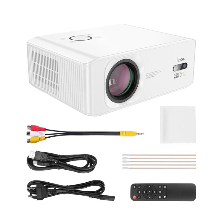 hoco DT3 1920x1080P 370ANSI Smart Electric Focus Projector Android Version, EU Plug, US Plug