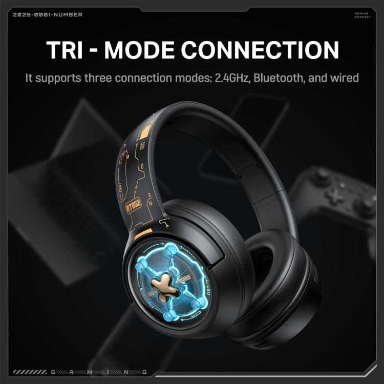 ONIKUMA GT802  Bluetooth 2.4G Wired E-sports Game Headset, GT802