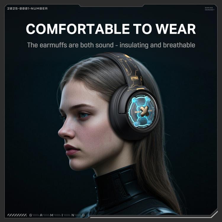 ONIKUMA GT802  Bluetooth 2.4G Wired E-sports Game Headset, GT802