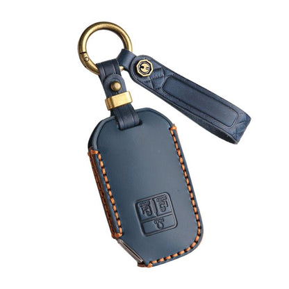 For Kia Carnival Hallmo B087 Crazy Horse Cowhide Car Key Protection Cover, For Kia Carnival