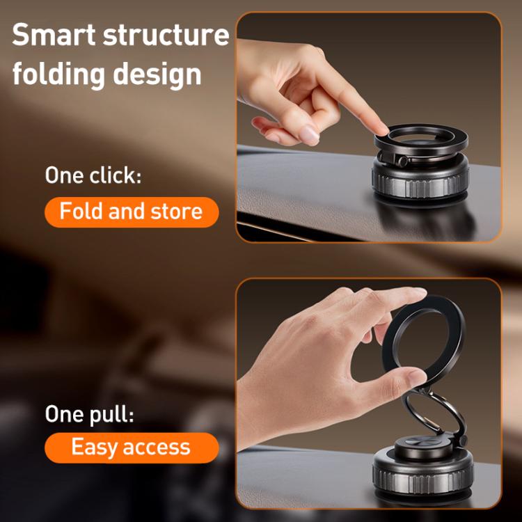 G512 Multifunctional Vacuum Double-Sided Magnetic Car Phone Holder