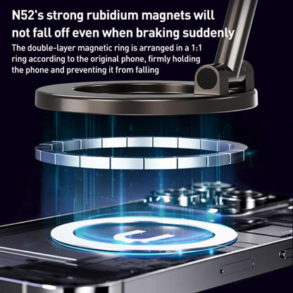 CC-T30-2F Vacuum Adsorption Alloy Magnetic Car Phone Holder