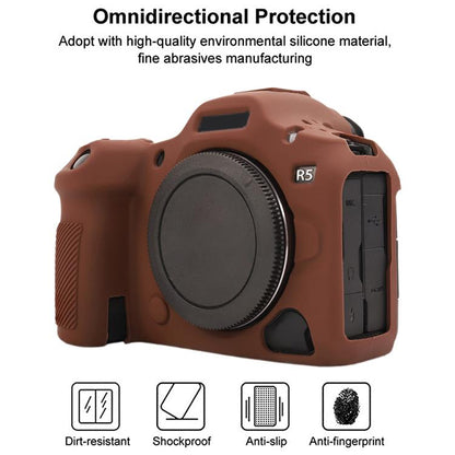 Glossy Soft Silicone Protective Case, For Canon EOS R5 Mark II / R5II