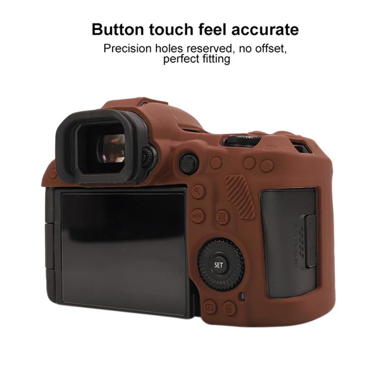 Glossy Soft Silicone Protective Case, For Canon EOS R5 Mark II / R5II