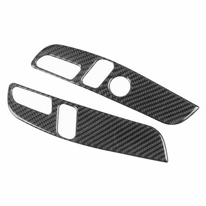 For Tesla Model 3 2023- 2pcs/Set Carbon Fiber Car Seat Adjustment Panel Decorative Sticker, 2pcs/Set Car Seat Adjustment Panel, Left Drive, 2pcs/Set Car Seat Adjustment Panel, Right Drive