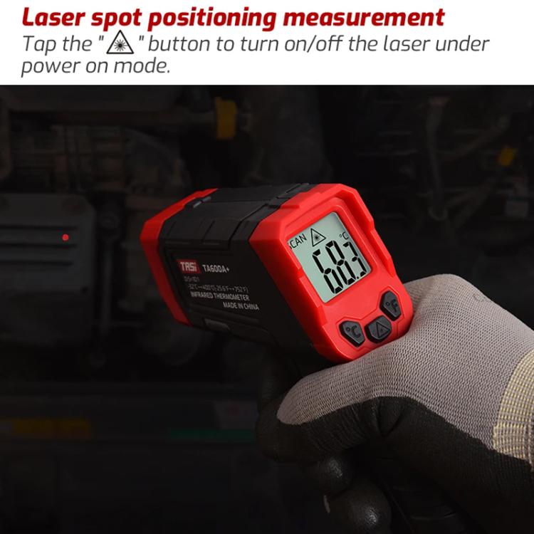 TRSI TA600A+ Infrared Thermometer Measuring Range -32 to 400 Degrees Celsius, TA600A+