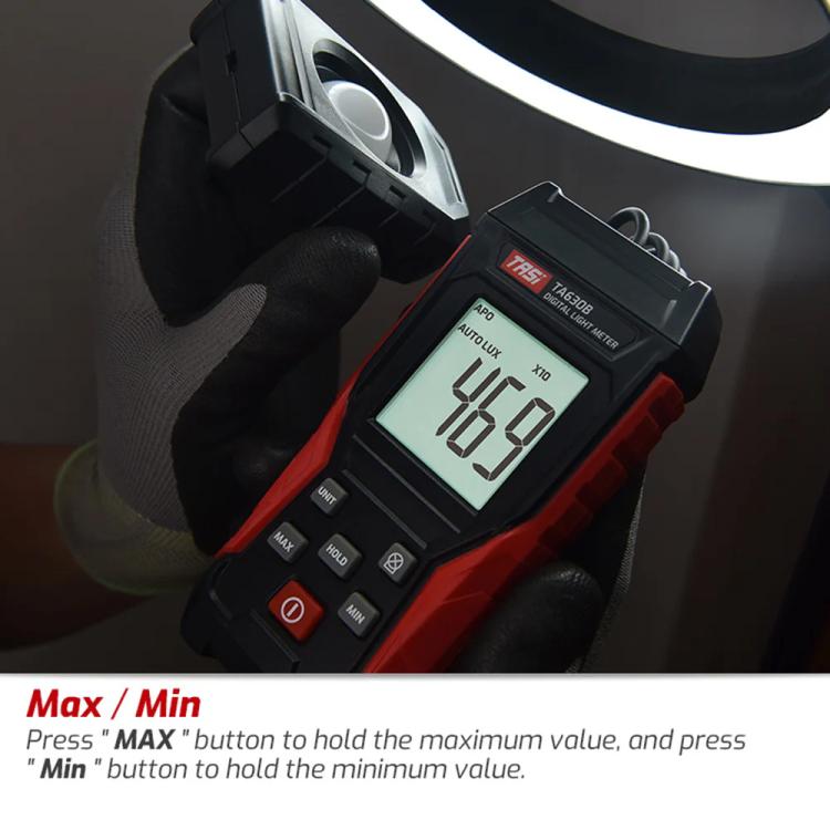 TRSI TA630B Separable Digital Lux Meter Light Brightness Measuring, TA630B