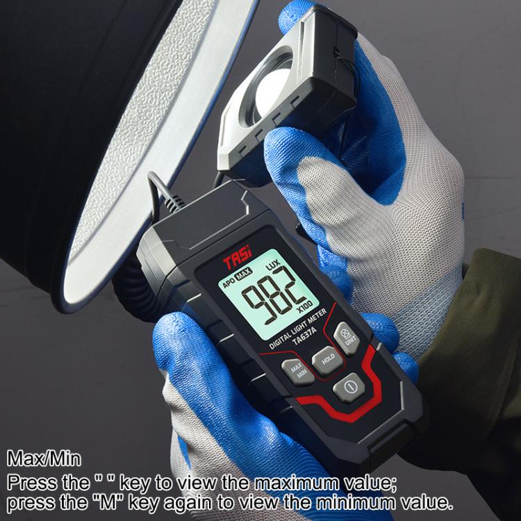 TRSI TA637A Separable Digital Lux Meter Light Brightness Measuring, TA637A