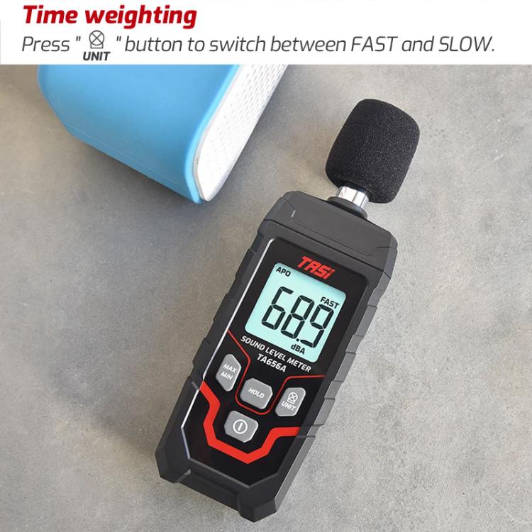 TRSI TA656A Digital Noise Measuring Meter Decibel Detector Device, TA656A