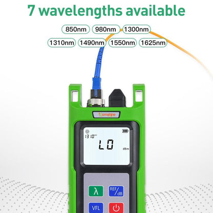 Komshine KPV-53 Optical Power Meter Fiber Loss Measuring Instrument, KPV-53-A/-70dBm～+6dBm, KPV-53-C/-50dBm～+26dBm