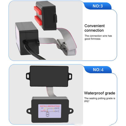 12V / 24V Universal Car Horn Controller 12 Sound Effects Sound Control Speaker, with Button, 12 Sound, with Button