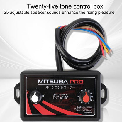 12V / 24V Universal Car Horn Controller 25 Sound Effects Sound Control Speaker, 25 Sound