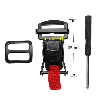 Motorcycle Helmet Buckle Double D-buckle Universal Quick Release Plastic Clip