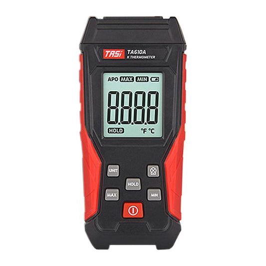 TRSI TA610A Industrial Handheld K-Type Thermocouple Thermometer, Single Channel, without Ambient Temperature, TA610A