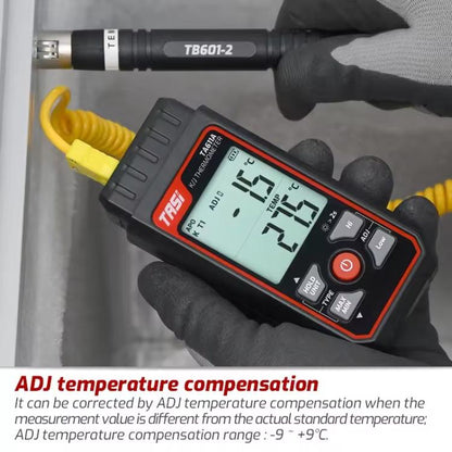 TRSI TA610A Industrial Handheld K-Type Thermocouple Thermometer, Single Channel, without Ambient Temperature, TA610A