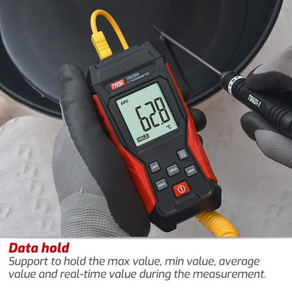 TRSI TA616A Industrial Handheld K-Type Thermocouple Thermometer, Single Channel, Basic Version, TA616A