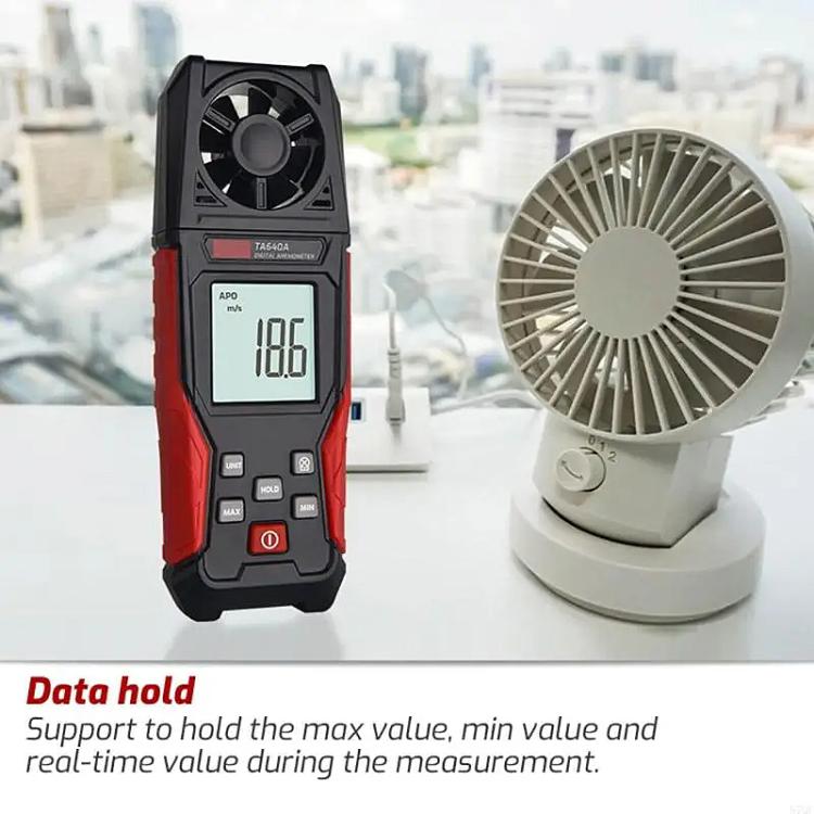 TRSI TA640A Handheld High Precision Wind Speed Instrument Wind Volume Tester, TA640A