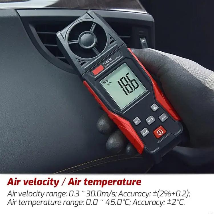 TRSI TA640A Handheld High Precision Wind Speed Instrument Wind Volume Tester, TA640A