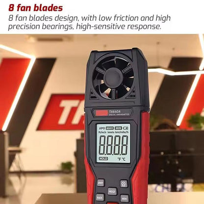 TRSI TA640A Handheld High Precision Wind Speed Instrument Wind Volume Tester, TA640A