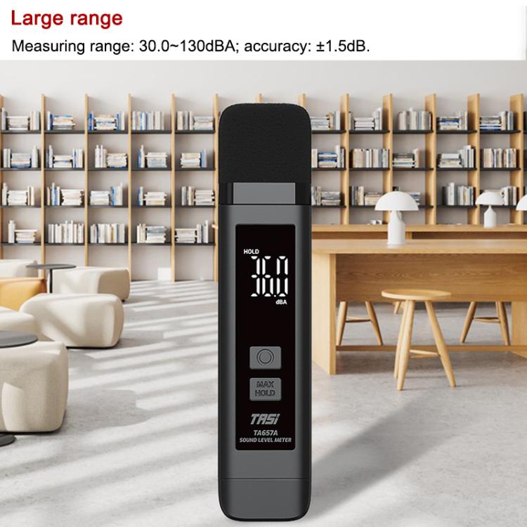 TRSI TA657A Rechargeable Noise Meter Decibel Detector Device, TA657A
