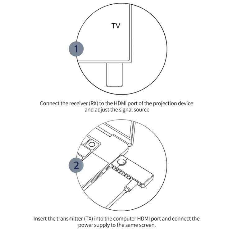 Q50 Leather Texture Wireless HDMI Video Transmitter and Receiver Extender Adapter, Leather Texture