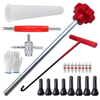 23pcs / Set Car Tire Repair Tool Valve Installation Tool Set, 23pcs / Set