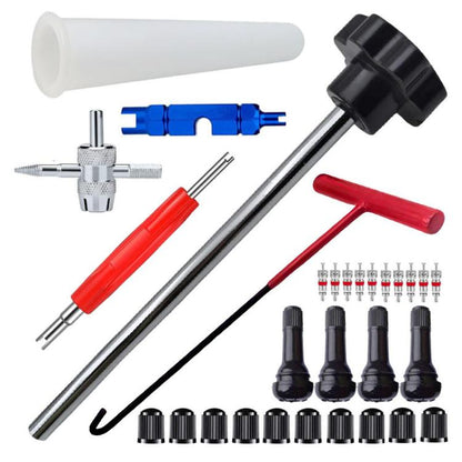 30pcs / Set Car Tire Repair Tool Valve Installation Tool Set, 30pcs / Set