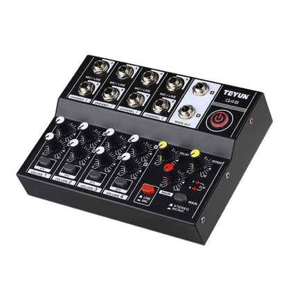 TEYUN Q48 8-Channels Microphone Audio Mixer, Q48