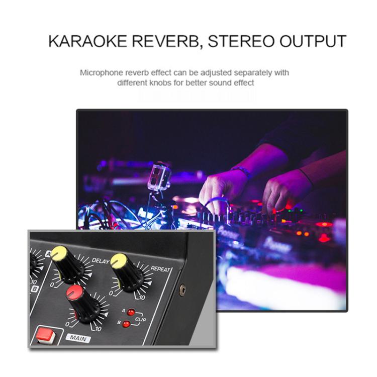 TEYUN Q48 8-Channels Microphone Audio Mixer, Q48