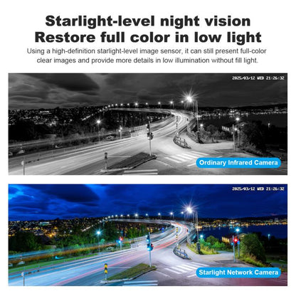 SriHome SH070 4MP Binocular Stitching Ultra-wide Angle Waterproof Camera Supports Full-color Night Vision, AU Plug, UK Plug, EU Plug, US Plug