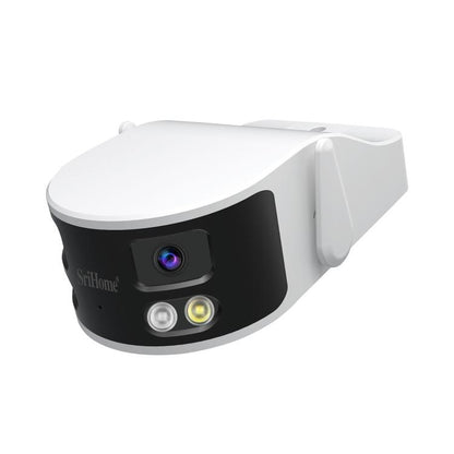 SriHome SH070 4MP Binocular Stitching Ultra-wide Angle Waterproof Camera Supports Full-color Night Vision, AU Plug, UK Plug, EU Plug, US Plug