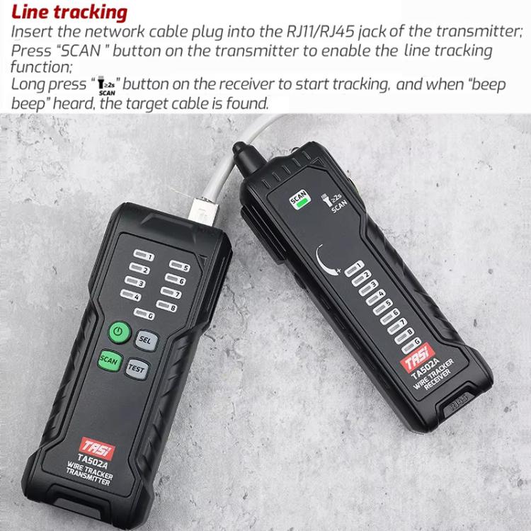 TASI TA502A Multi-function Anti-interference Network Cable Tester, TA502A