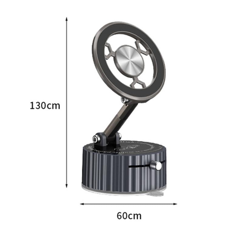 BDK101 Vacuum Adsorption Magnetic Folding Car Phone Holder, BDK101