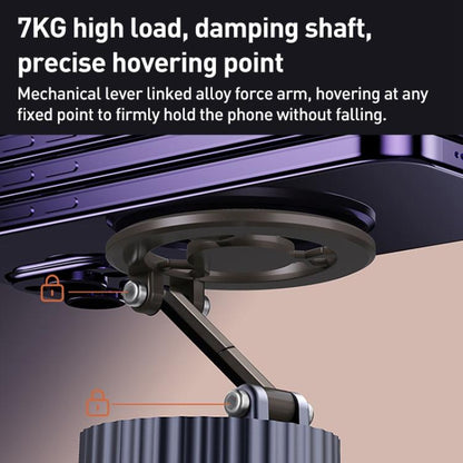BDK101 Vacuum Adsorption Magnetic Folding Car Phone Holder, BDK101