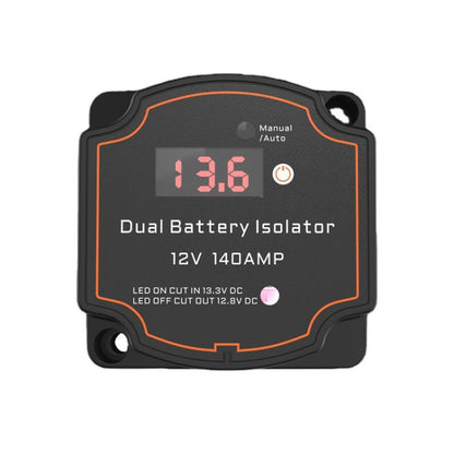 IP68 12V 140A Car Smart Dual Battery Isolation Controller with Digital Display Voltmeter, 3m Set, 5m Set, 7m Set, 8m Set