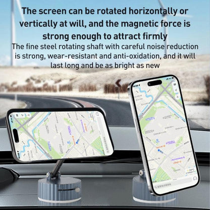 BDK103 Vacuum Adsorption Magnetic Folding Car Phone Holder, BDK103