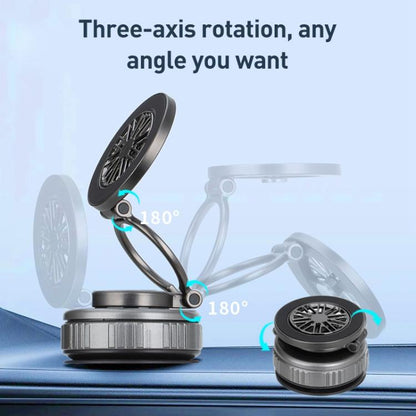 G511 Three-axis Folding Vacuum Adsorption Magnetic Car Phone Holder, G511