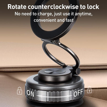 G512 Three-axis Folding Vacuum Adsorption Magnetic Car Phone Holder, G512