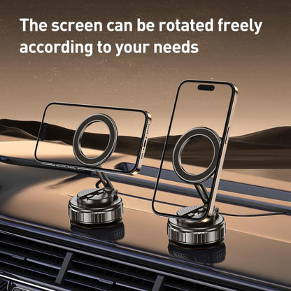 G712 Three-axis Folding Vacuum Adsorption Magnetic Car Phone Holder, G712
